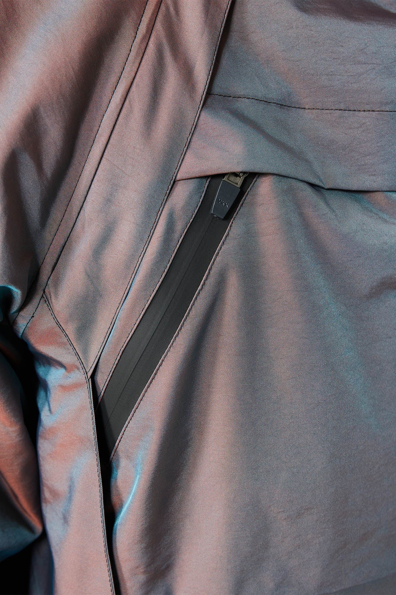 Gradient Hooded Pullover Windbreaker