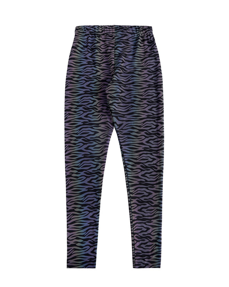 Reflective Rave Clothing Colorful Leggings