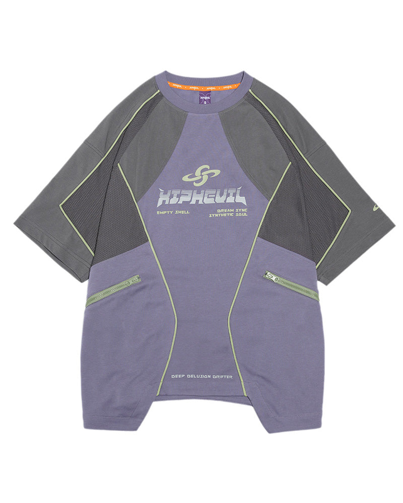 Cyberpunk Grid Dreamweave Quick-Dry T-Shirt