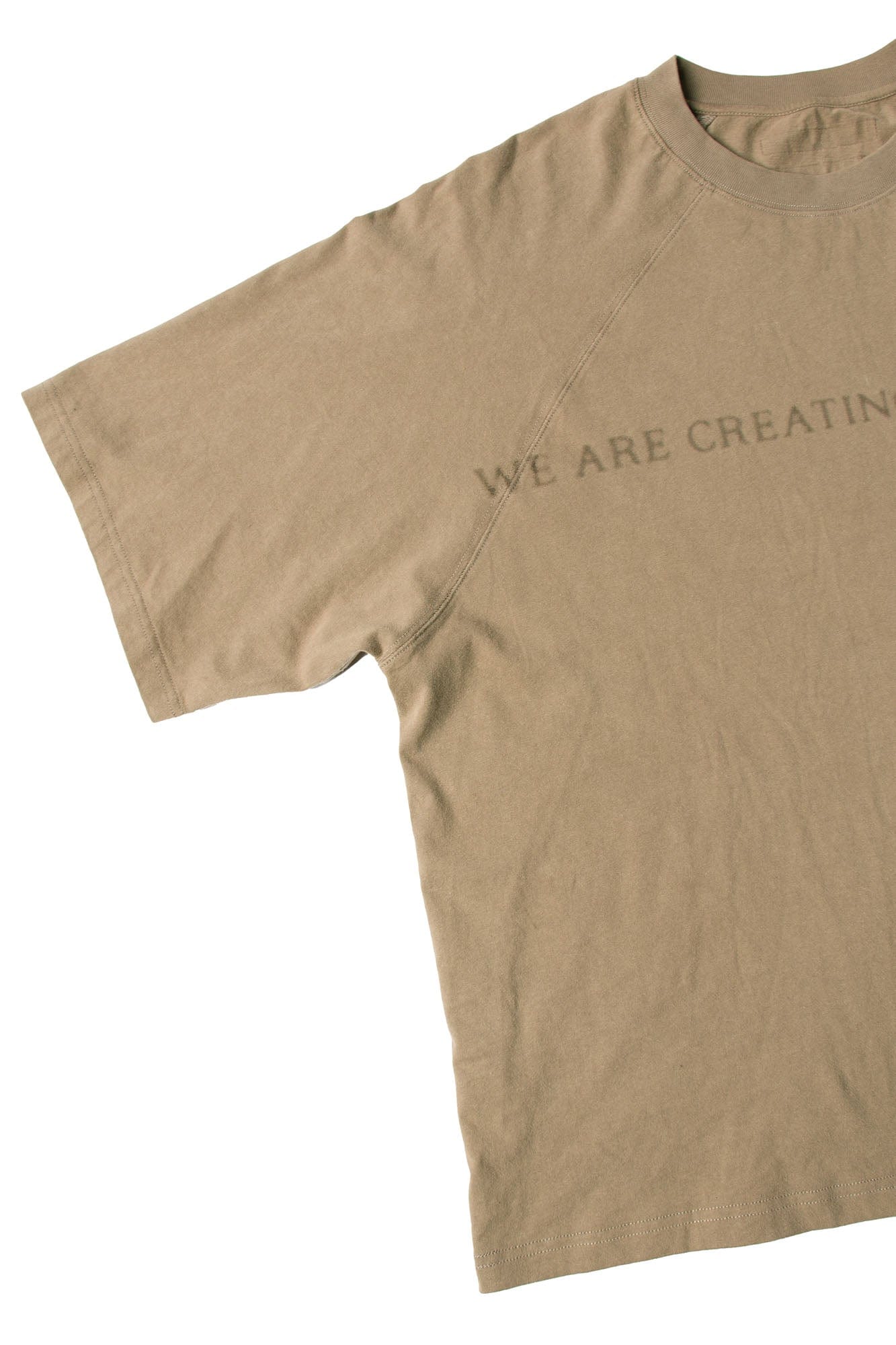 Washed Spliced Raglan T-Shirt