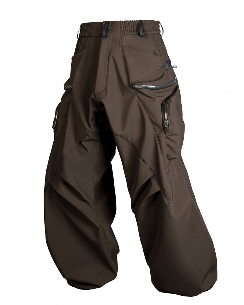 Multi-Pocket Zipper Water Repellent Techwear Pants