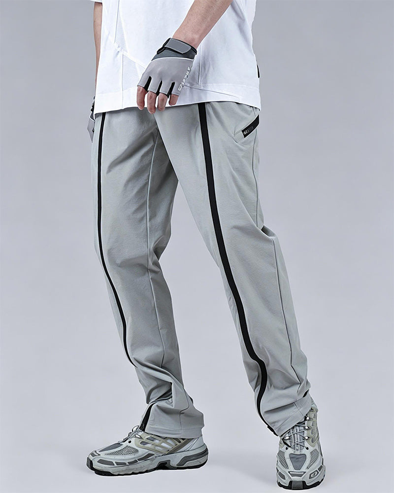 Center-Zip Split Quick-Dry Pants