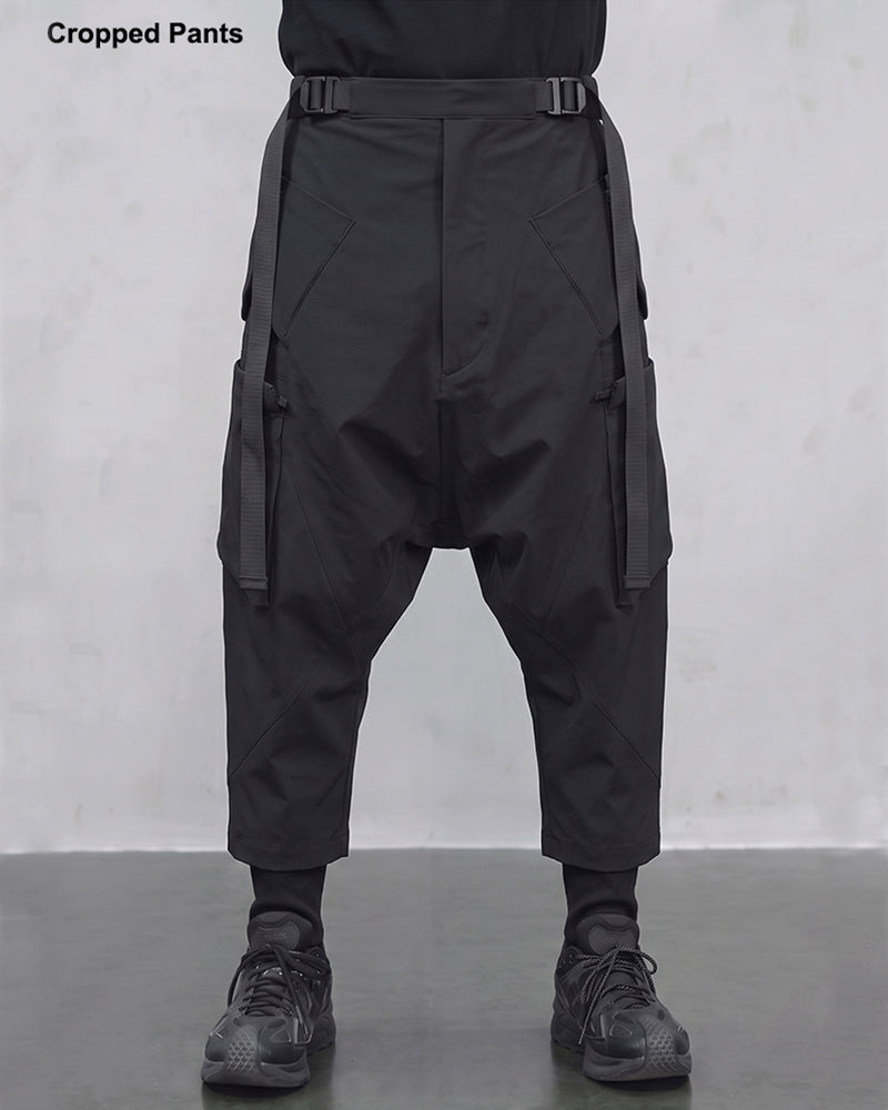 Water-Repellent Techwear Samurai Pants