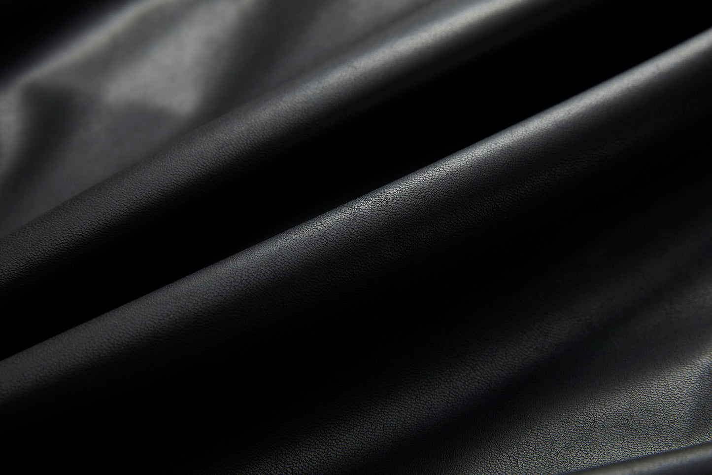 Faux Leather Piped Seam Jacket
