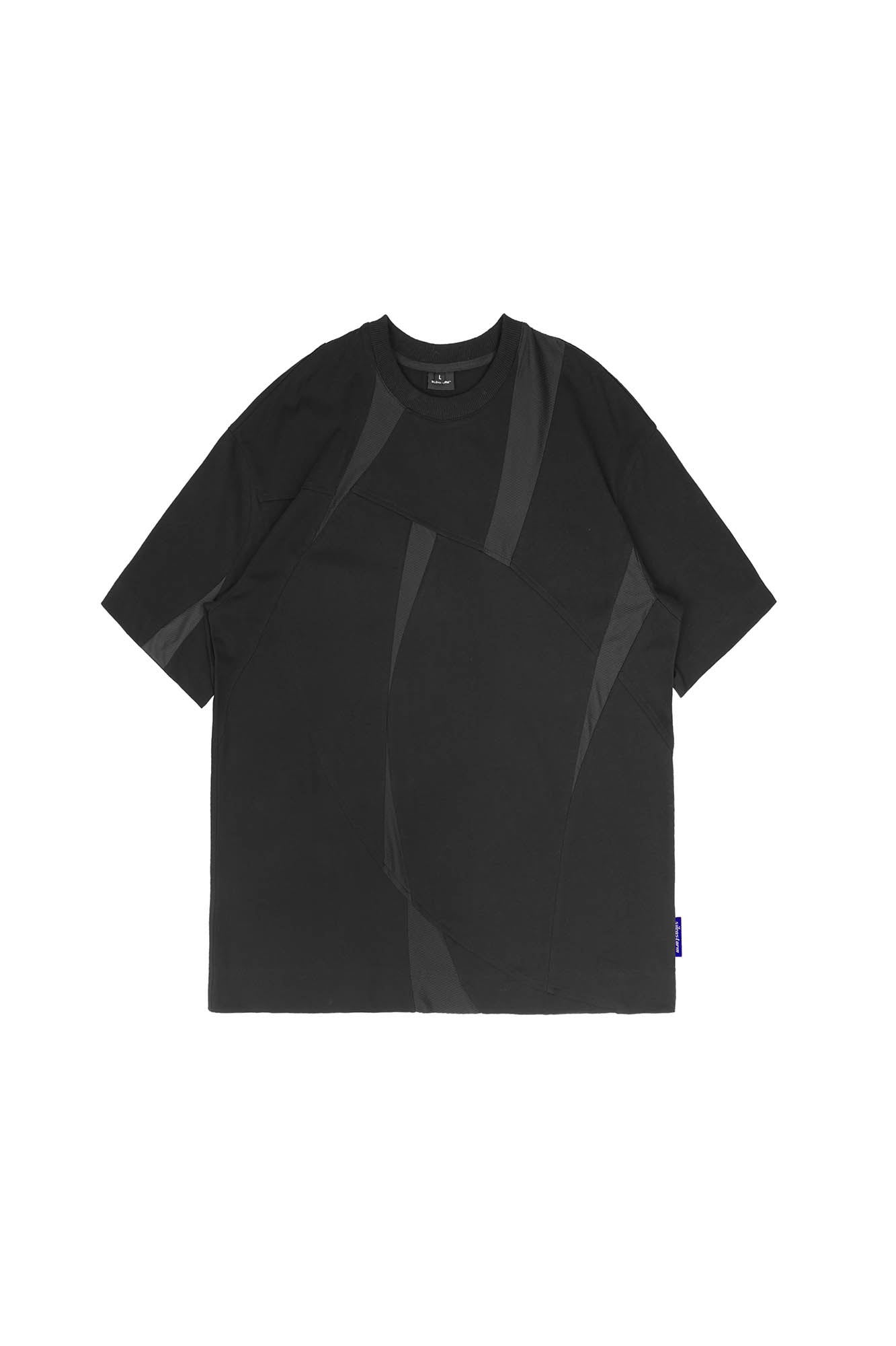 Asymmetrical Mesh Deconstructed T-Shirt