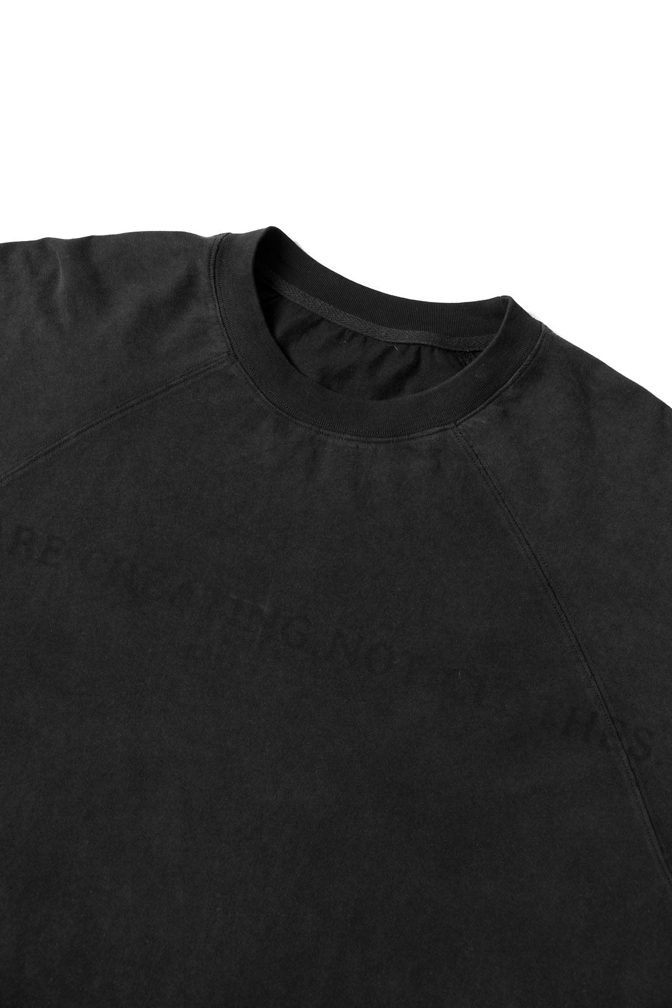 Washed Spliced Raglan T-Shirt