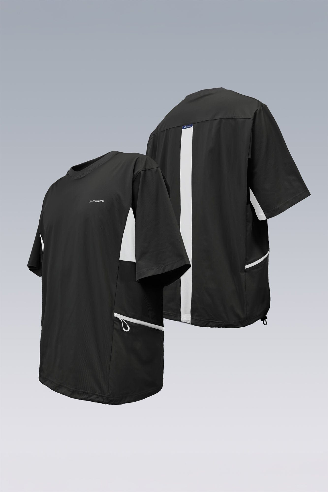 Tech Panel Drawstring-Hem Quick-Dry T-Shirt