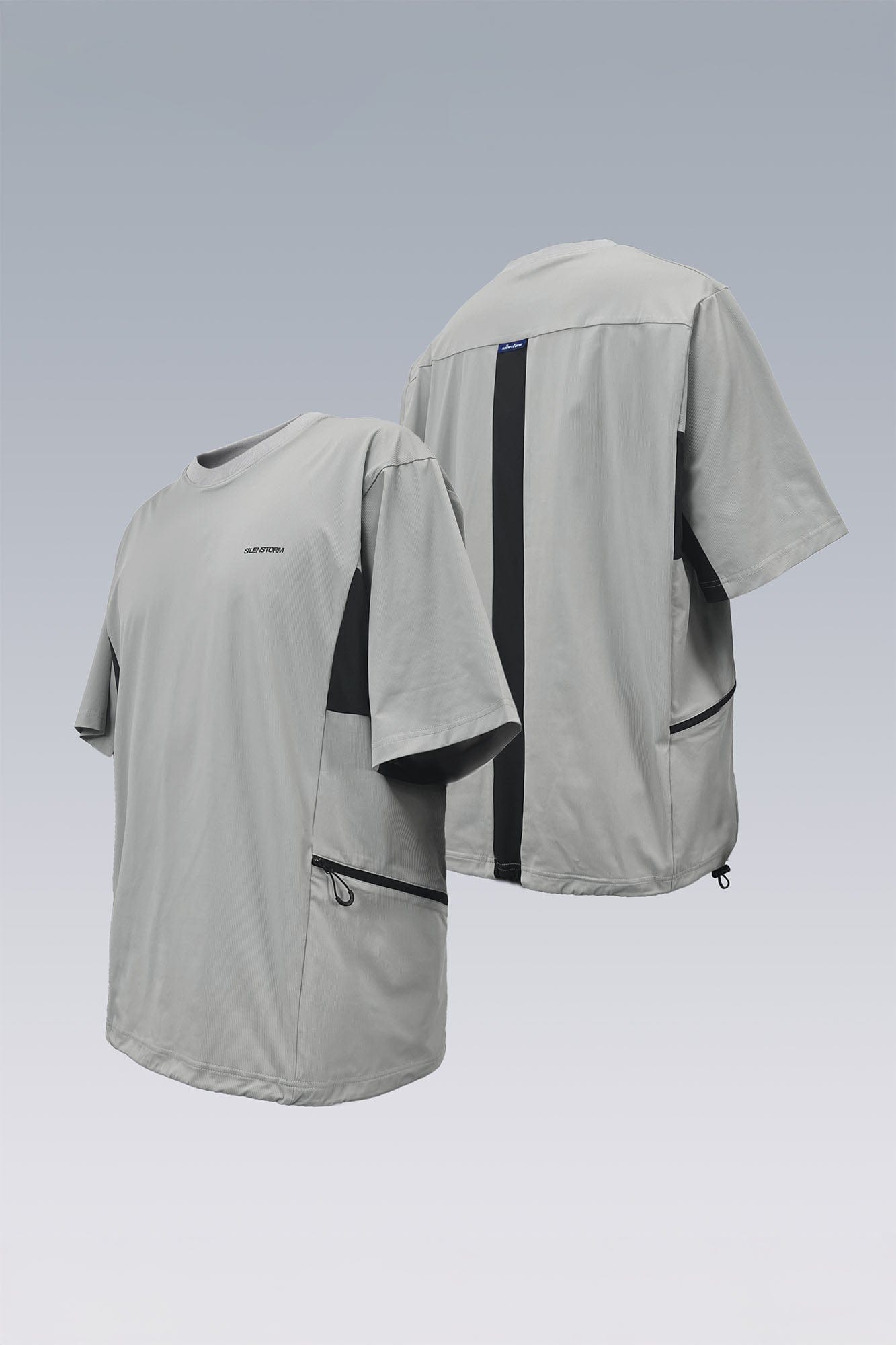 Tech Panel Drawstring-Hem Quick-Dry T-Shirt