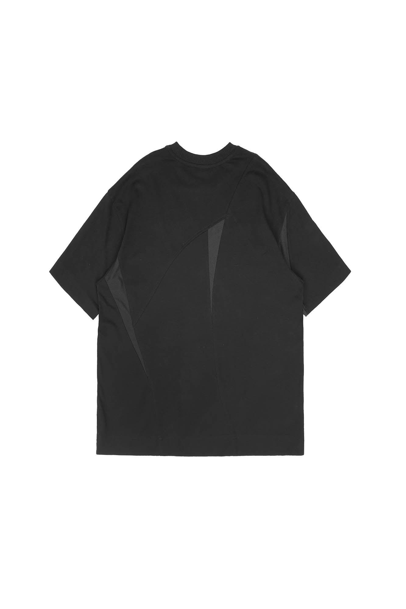Asymmetrical Mesh Deconstructed T-Shirt