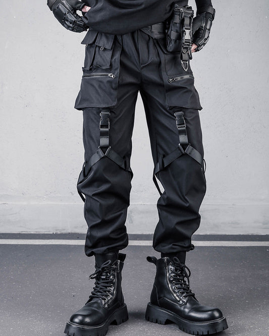 Functional Multi-Pocket Techwear Cargo Pants