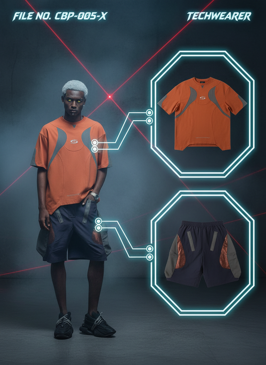 CBP-005-X｜Cyberpunk Techwear Set Top / Bottom