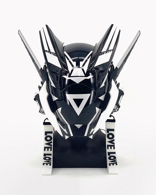 Futuristic Warrior LED Cyberpunk Helmet Mask