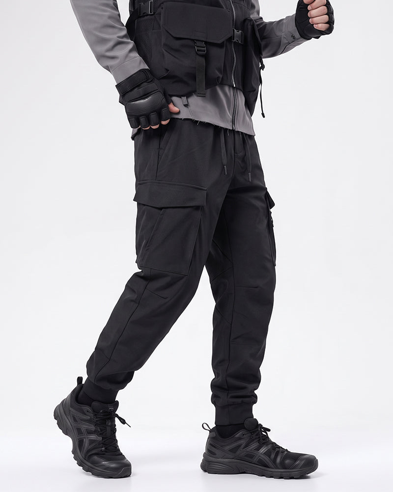 Techwear Drawstring Cuff Casual Pants
