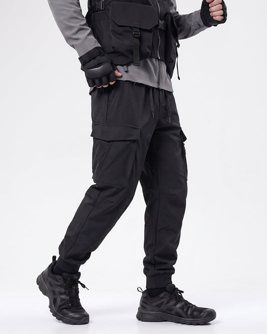 Techwear Drawstring Cuff Casual Pants