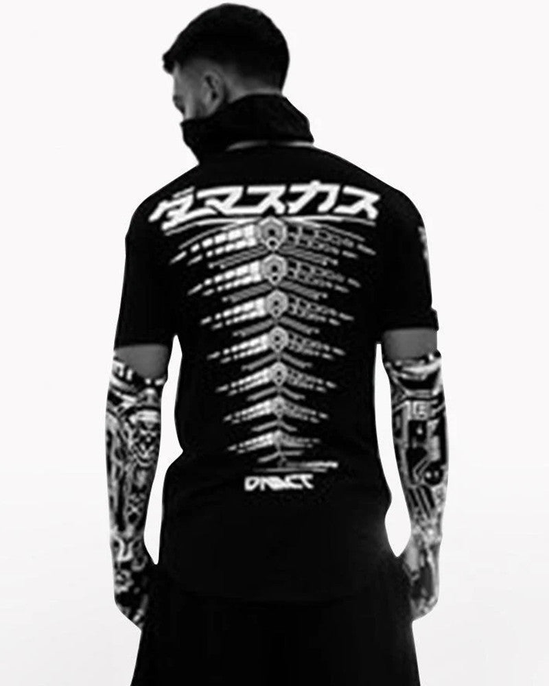 Futuristic Cyberpunk Techwear T-Shirt