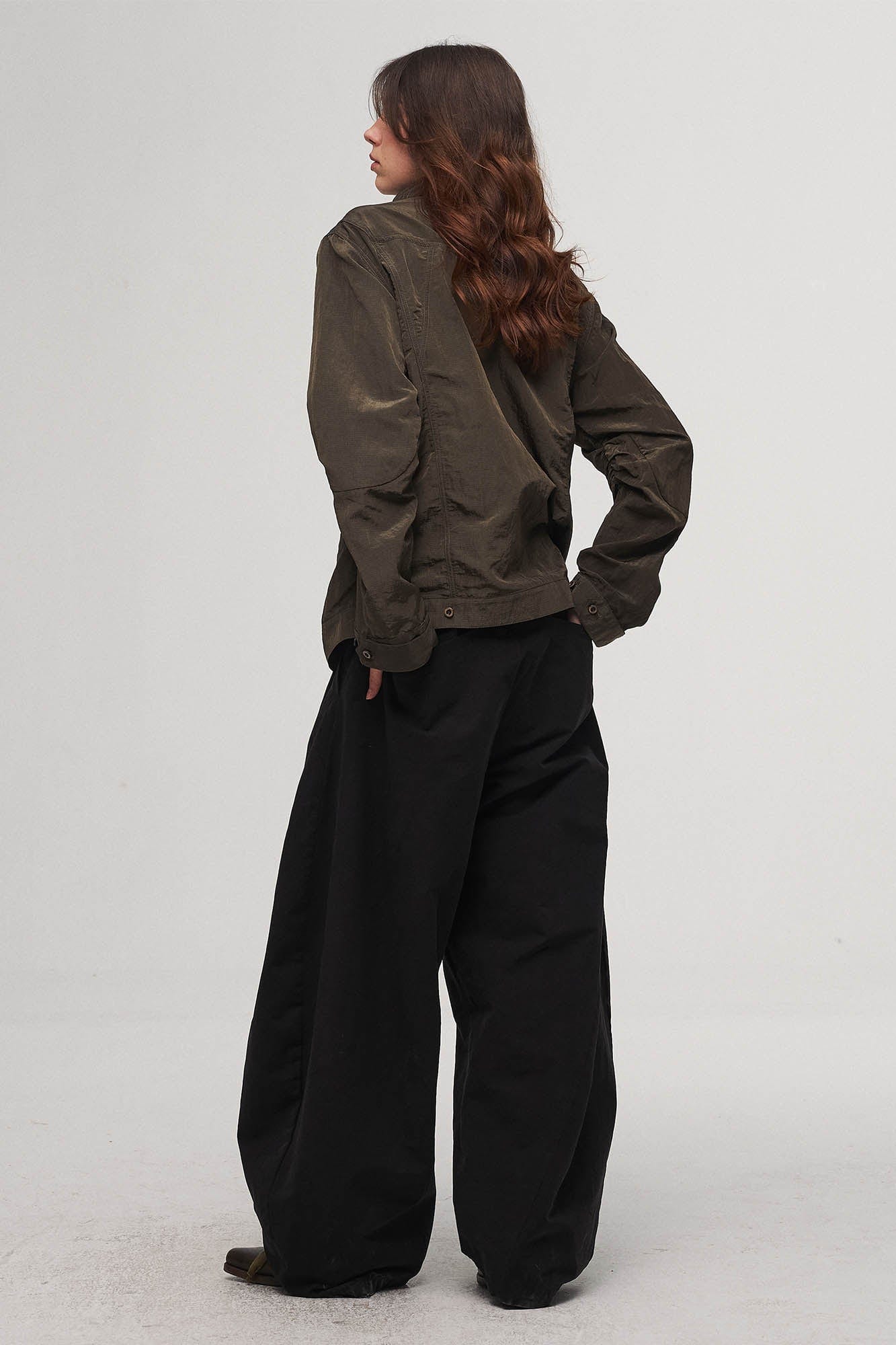 Utility Seam-Paneled Reversible Jacket