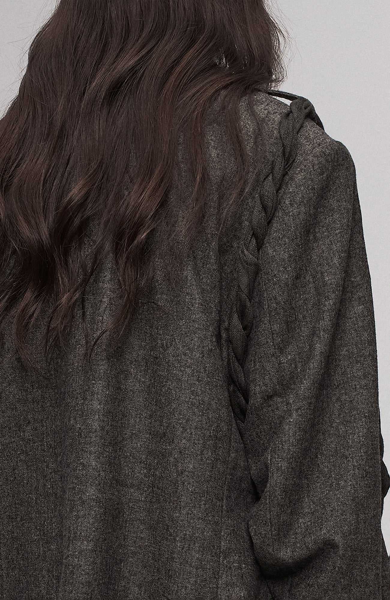 Rope Wrap Wool-Blend Suit Jacket