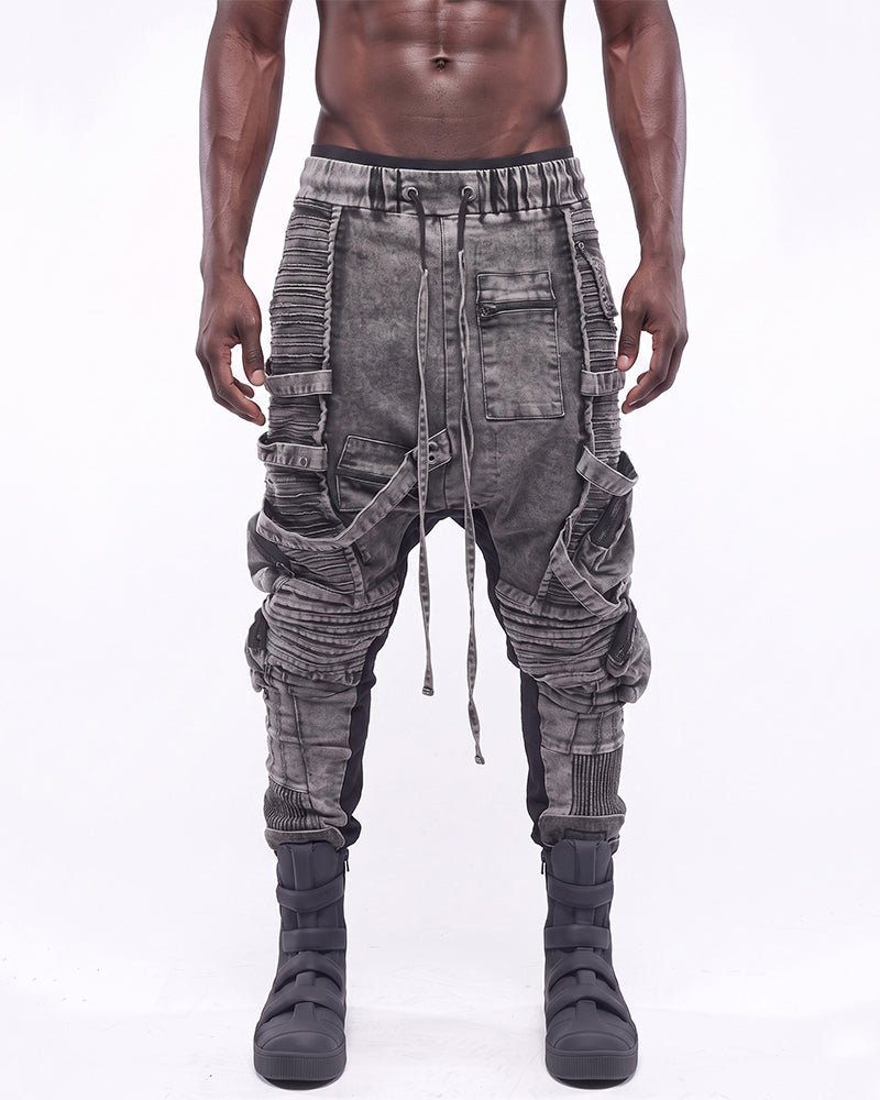 Wasteland Distressed Deconstructed Cargo Pants