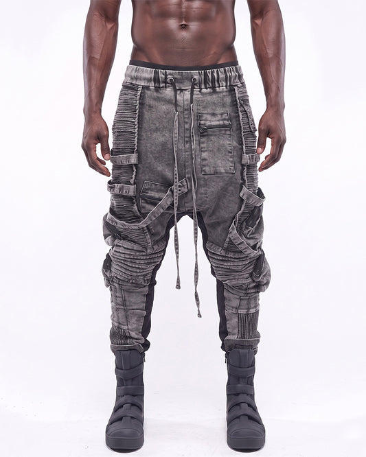 Wasteland Distressed Deconstructed Cargo Pants