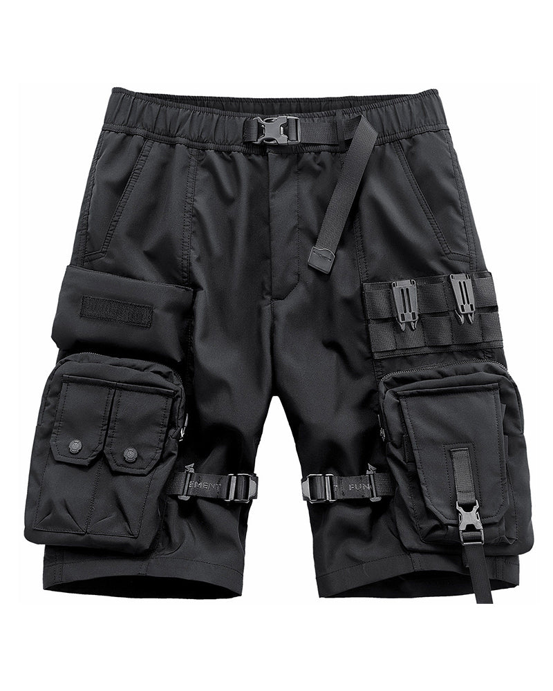 Techwear Multi-Pocket Cargo Shorts