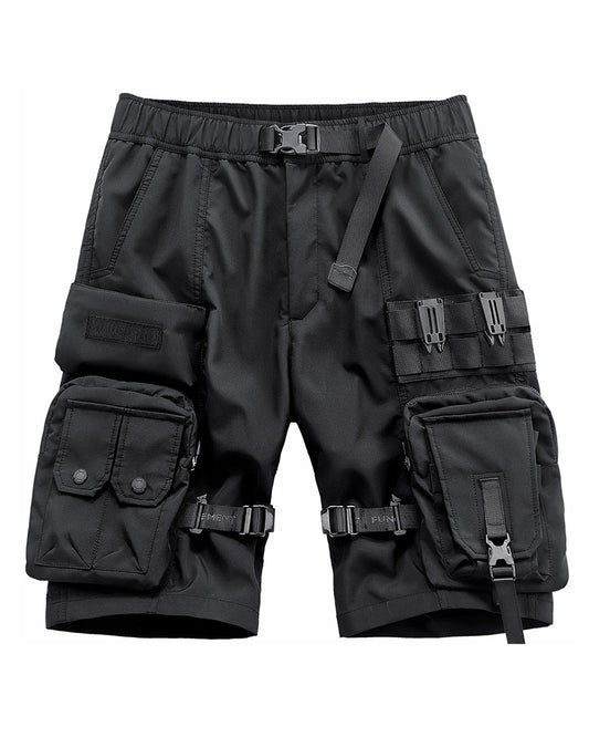 Techwear Multi-Pocket Cargo Shorts