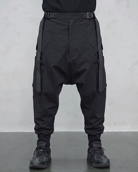 Water-Repellent Techwear Samurai Pants