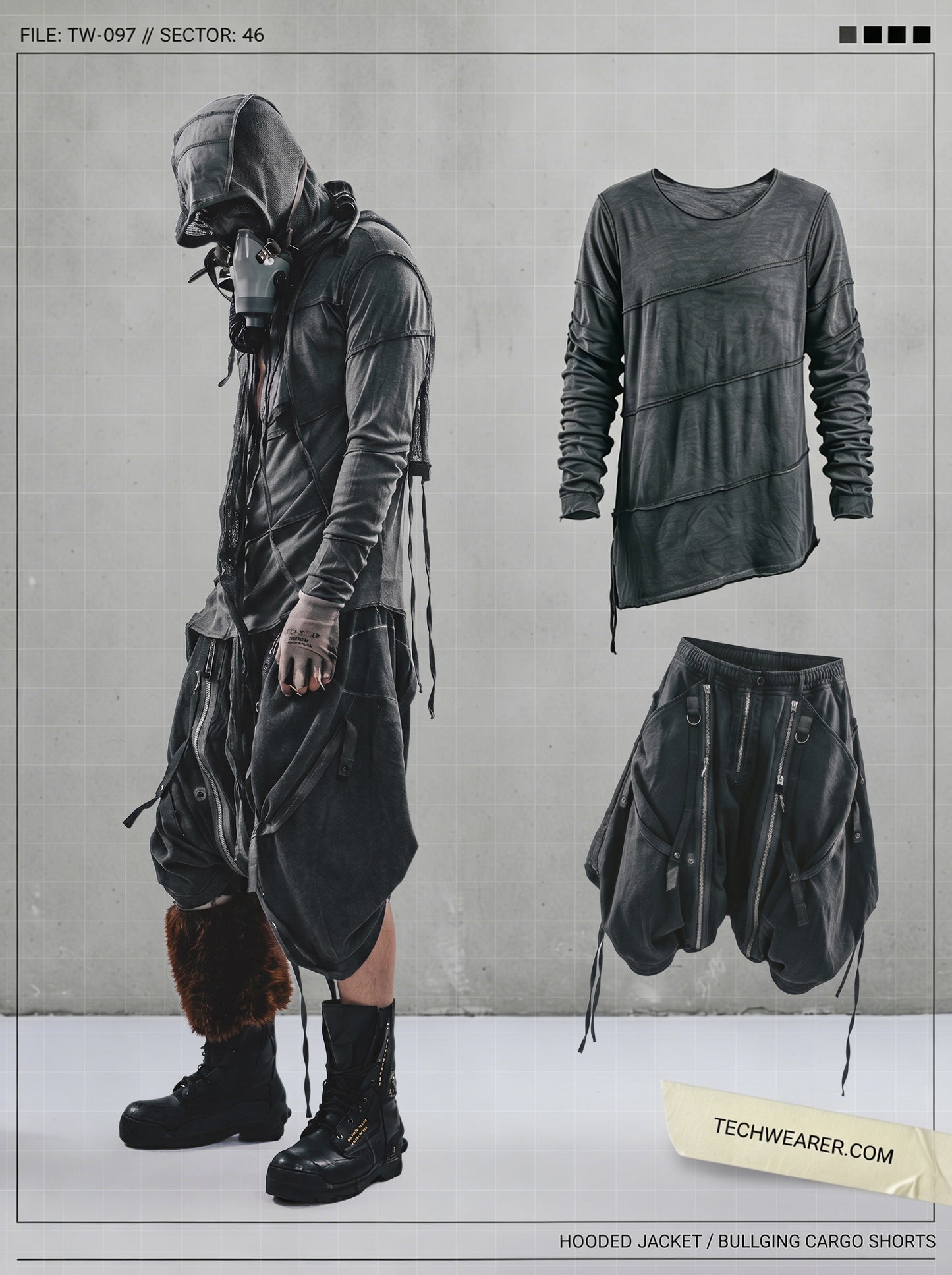 TW-097｜Post-Apocalyptic Wear Set Top / Bottom