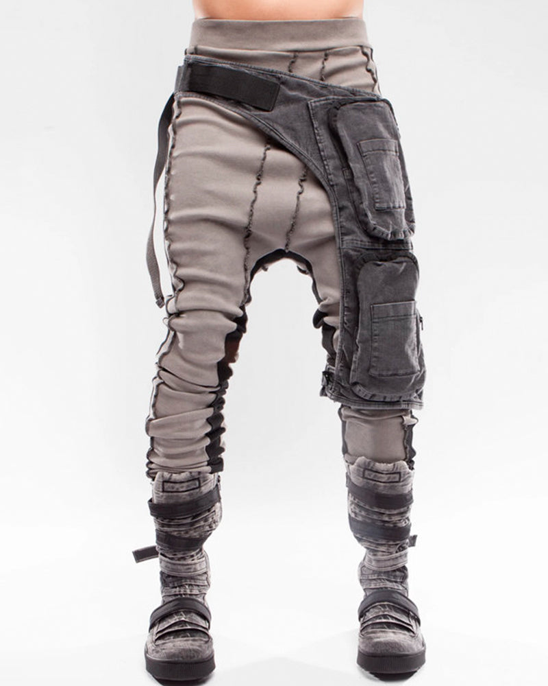 Wasteland Dyed Distressed Slim-Fit Sweatpants
