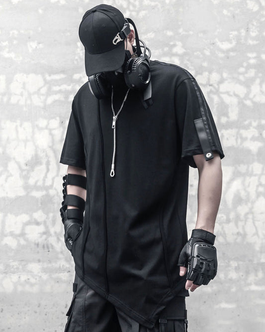 Techwear Functional Geometric Irregular T-Shirt