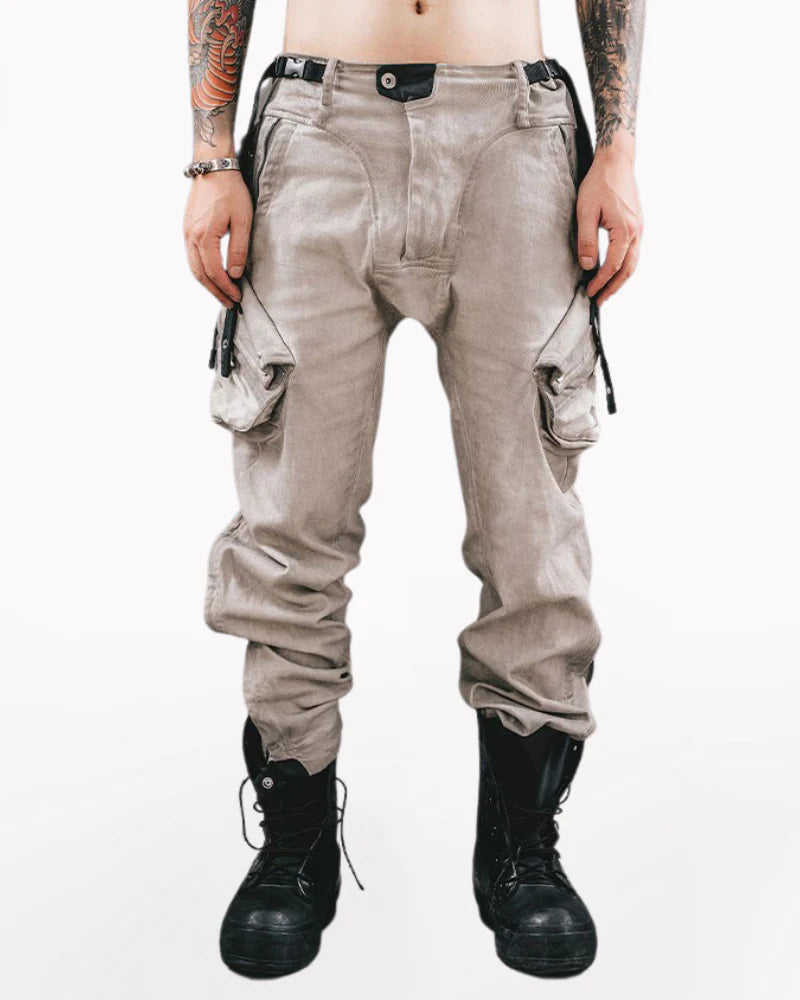 Post-Apocalyptic Functional Distressed Cargo Pants