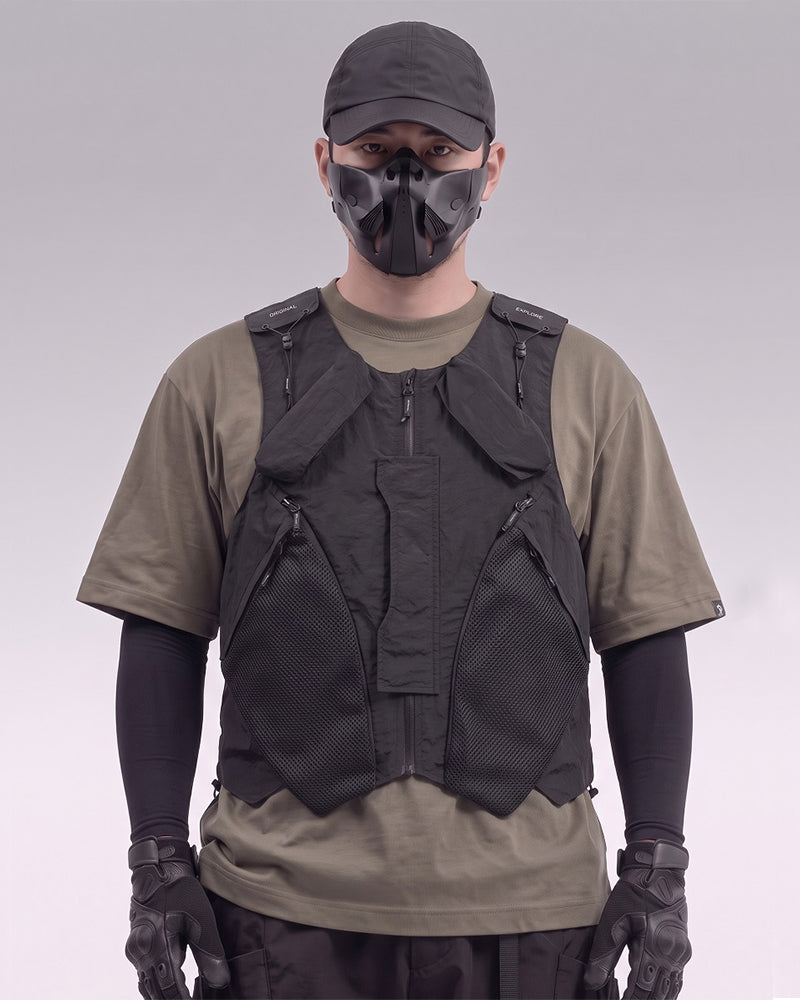 Functional Splicing Sports Cargo Vest