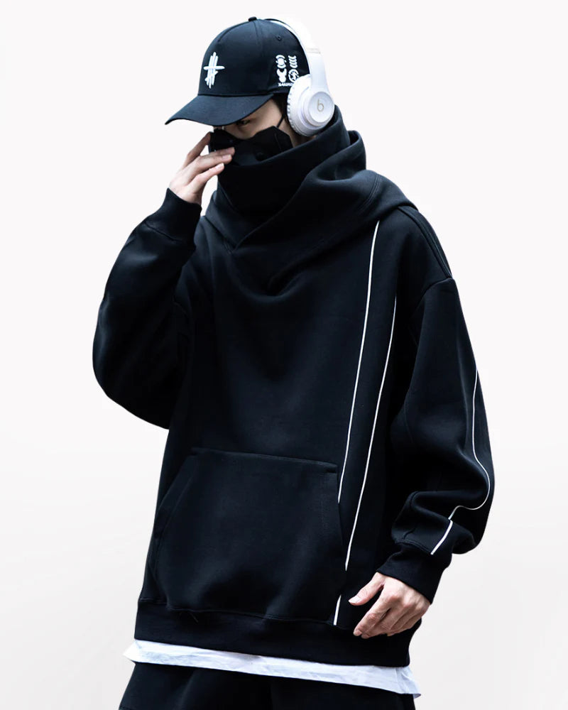 Streetwear Turtleneck Unisex Hoodie