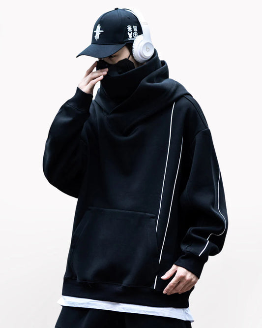 Streetwear Turtleneck Unisex Hoodie