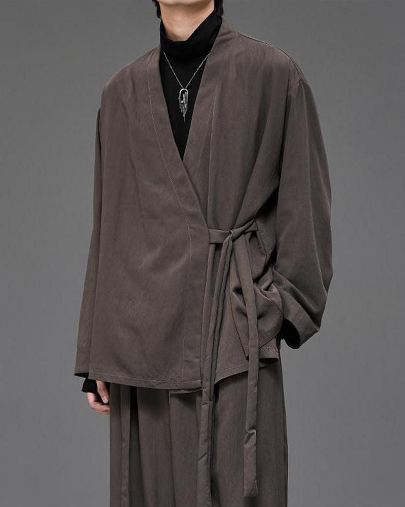 Minimalist Japanese Zen Kimono Cardigan Jacket