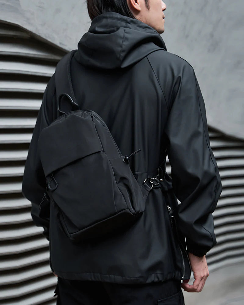 Japanese Techwear Casual Sling Backpack
