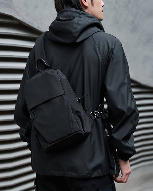 Japanese Techwear Casual Sling Backpack