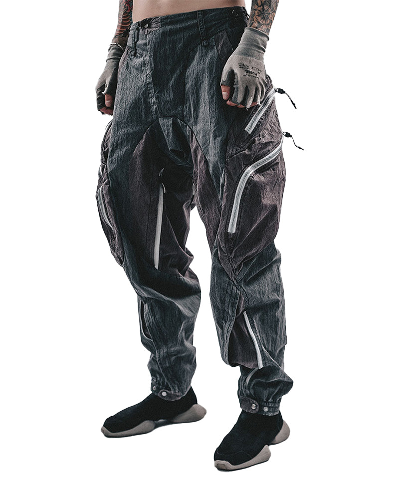 Wasteland Two-Tone Parachute Cargo Pants