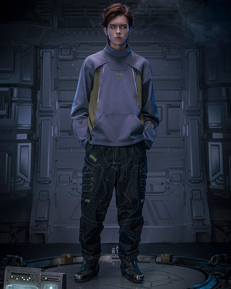 CBP-036-X｜Cyberpunk Techwear Set Top / Bottom