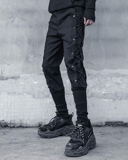 Streetwear Side Drawstring Jogger Pants