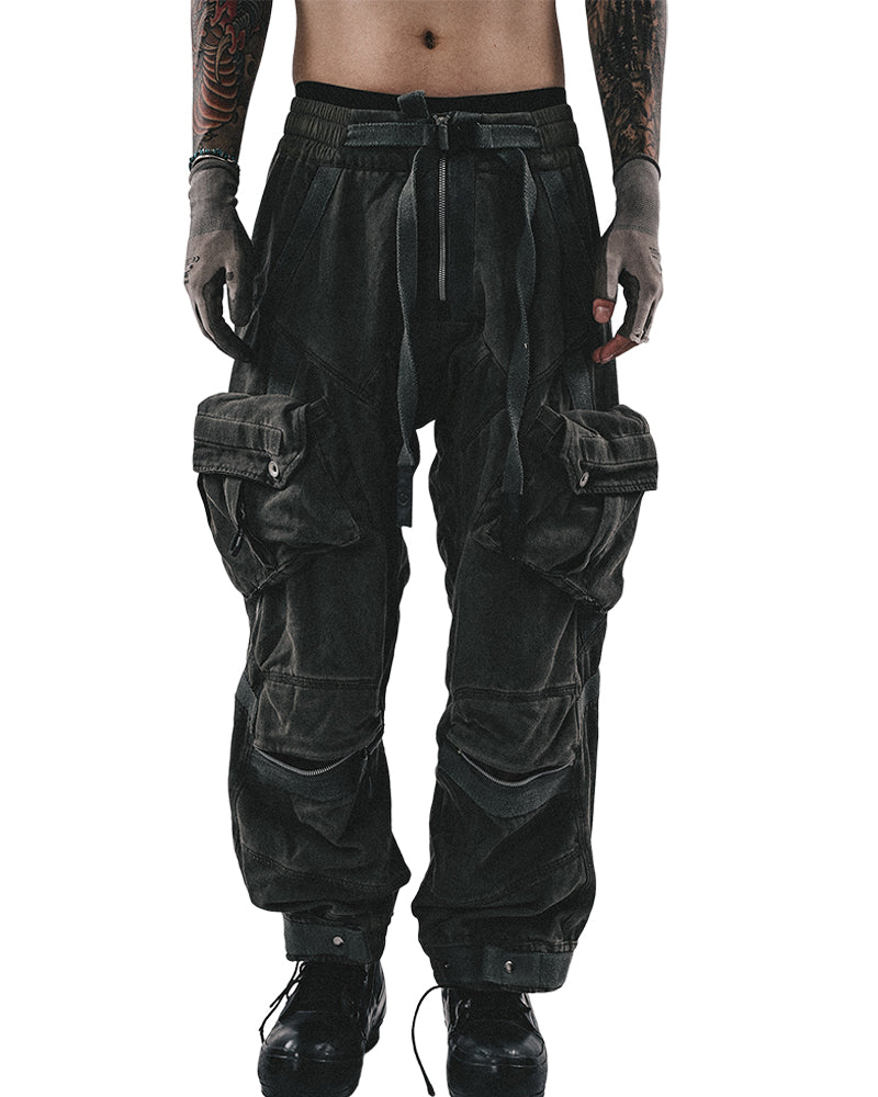 Distressed Denim Wasteland Casual Pants