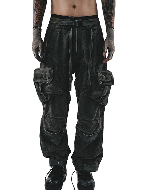 Distressed Denim Wasteland Casual Pants