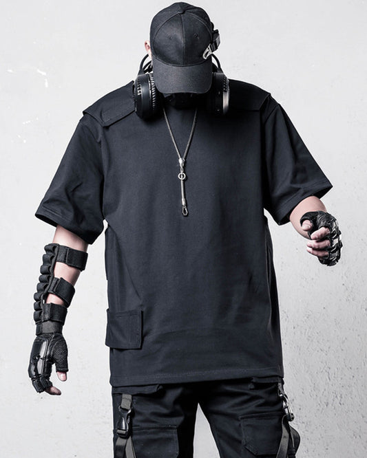 Darkwear Techwear Cargo Oversized T-Shirt