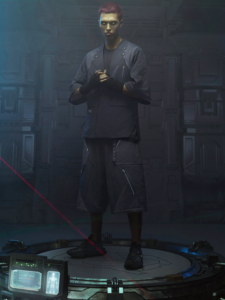 CBP-008-X｜Cyberpunk Techwear Set Top / Bottom