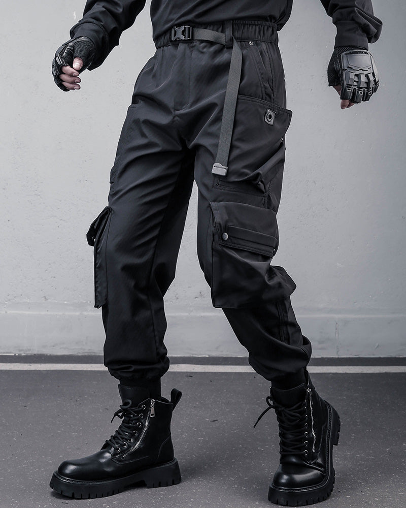 Multi-Pocket Tactical Techwear Cargo Pants