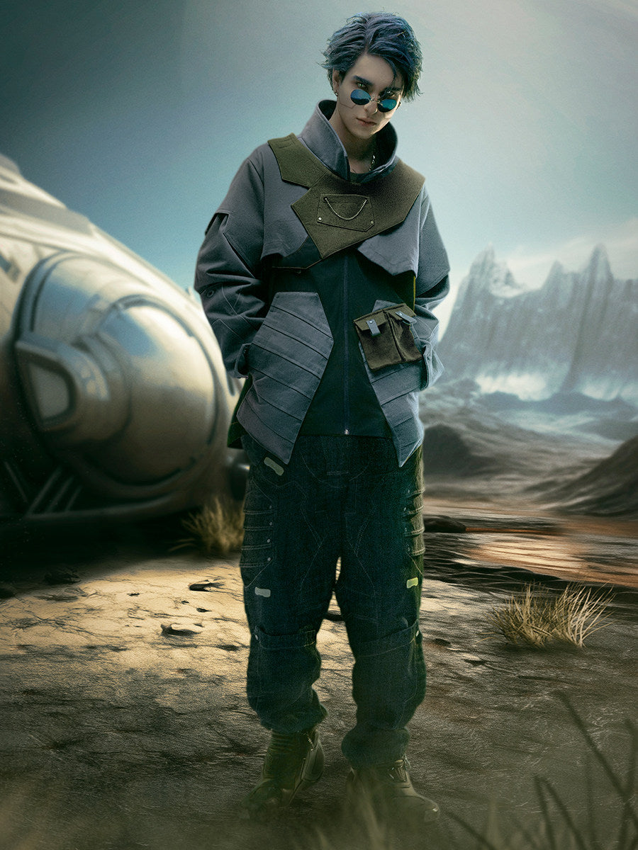 CBP-011-X｜Cyberpunk Techwear Set Top / Bottom