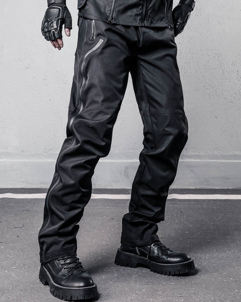 Functional Side-Zip Techwear Cargo Pants