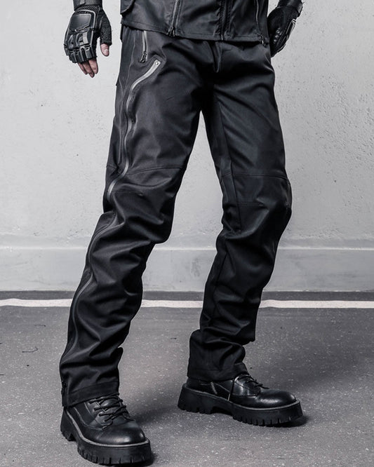 Functional Side-Zip Techwear Cargo Pants