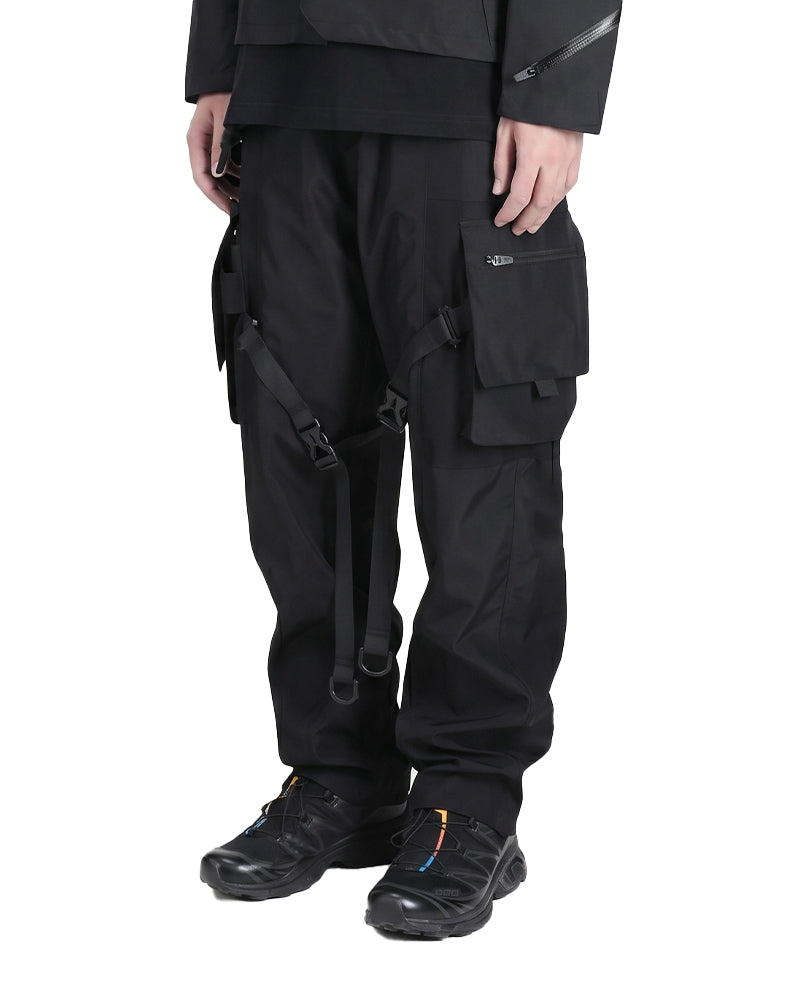 Dual-Mode Hard-Shell Urban Techwear Jogger Pants