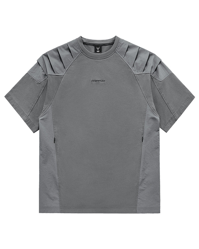 Functional Mech Patchwork Techwear T-Shirt