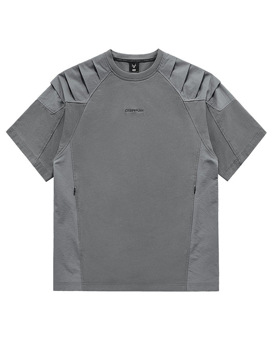 Functional Mech Patchwork Techwear T-Shirt